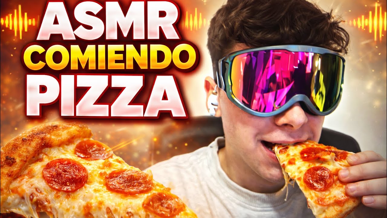 Asmr COMIENDO PIZZA 🍕🍕