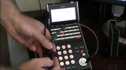 Setting up Telephone Headset