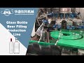 2000bph glass bottle filling machinebeer filling machine  huasheng beverage machinery