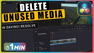 How to Easily DELETE UNUSED Media from Media Pool in Davinci Resolve