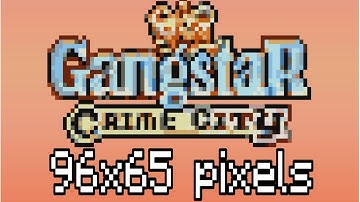 Gangstar: Crime City 96x65 Pixels Version! JAVA GAME (Gameloft 2006) FULL WALKTHROUGH
