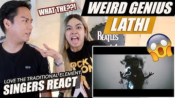Weird Genius - Lathi (ft. Sara Fajira) Official Music Video | SINGERS REACTION