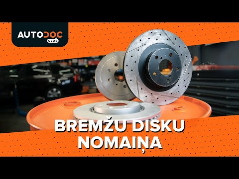 Video: Kā eļļot bremžu diskus?