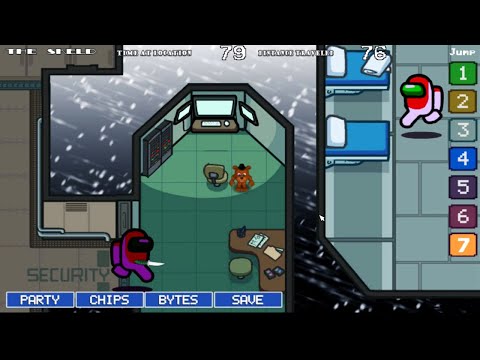 Among Us took over FNaF World! Among Us + FNaF World! (Mod)