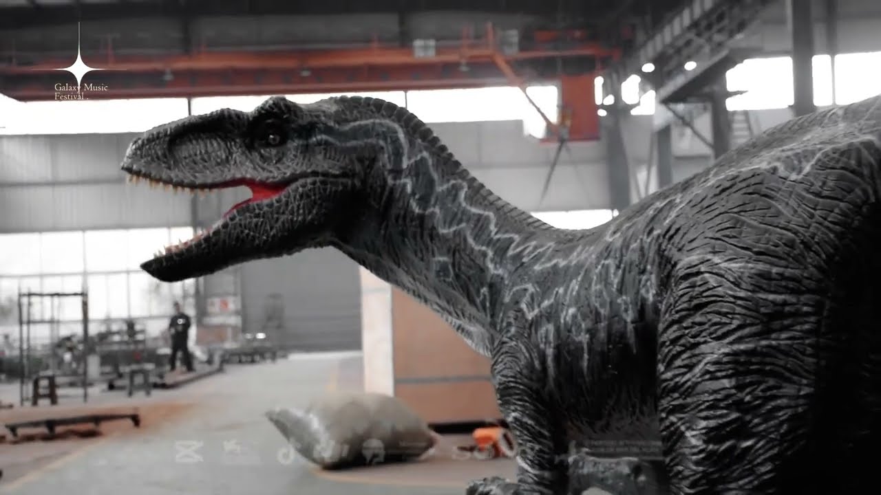 Dinosaur props customized for landscaping