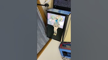 箱型液晶の中で天音かなたさんに「きゅーぴっど。」を踊ってもらいました！#shorts