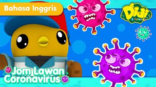 Jom Lawan Corona Virus (Bahasa Inggris) | Lagu Anak-Anak | Didi & Friends Indonesia