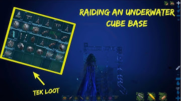 Raiding An Underwater Tek Base + Tek Loot | Ark Official PvP