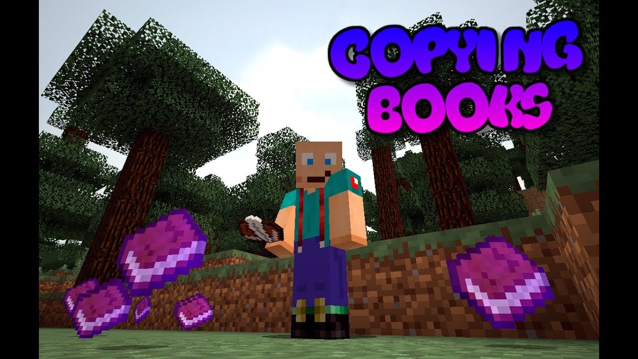 How To Copy Signed Books in Minecraft Console Editions (PS4) - YouTube