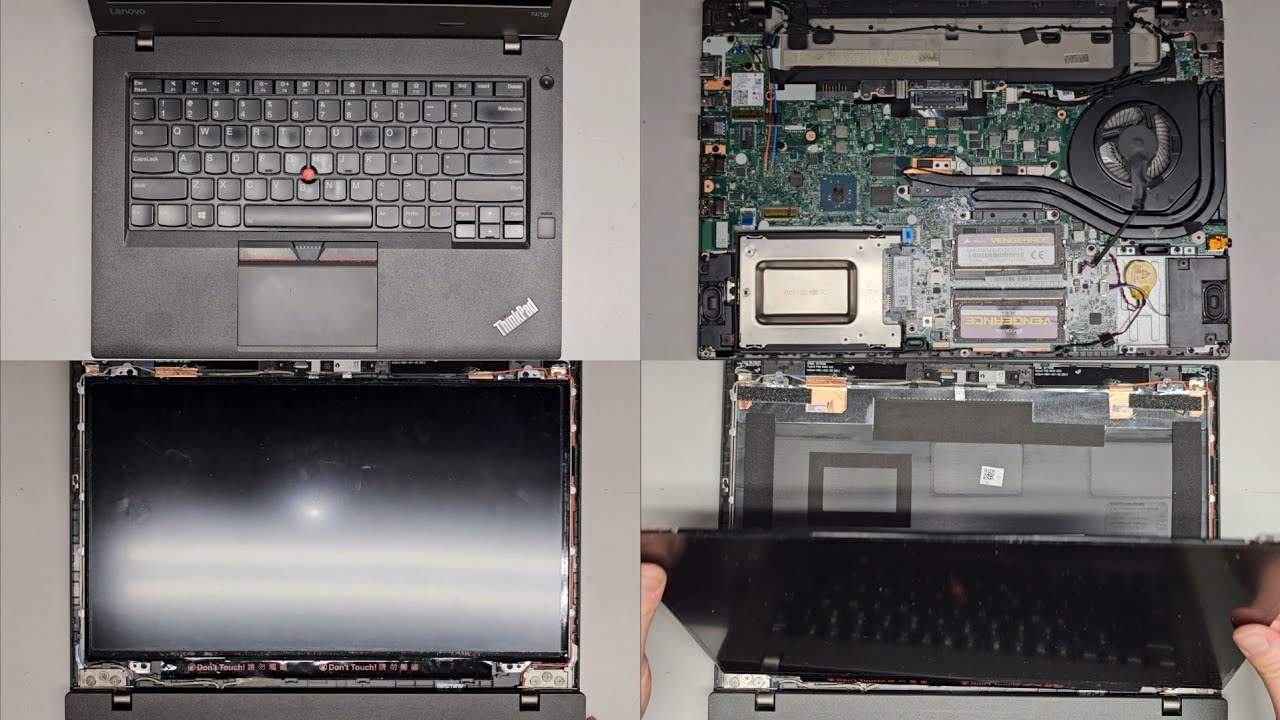［ジャンク］Lenovo z60t XP +部品取り Lenovo ThinkPad T470P Disassembly RAM SSD Hard Drive Upgrade
