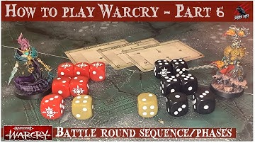 HOW TO PLAY WARCRY - PART 6 BATTLE ROUND PHASES - Warhammer Warcry Core Rules & Catacombs Dungeon