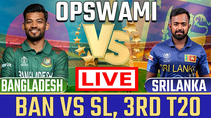 🔴BAN vs SL Live 3rd - T20 | Bangladesh vs Sri Lanka Live Cricket Match Today Score & Commentary