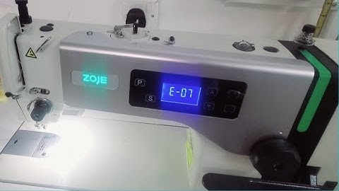 Zoje machine Mein error 7 que Aata Hai