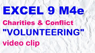 EXCEL 9 for Kaz M4e  "VOLUNTEERING"  video clip