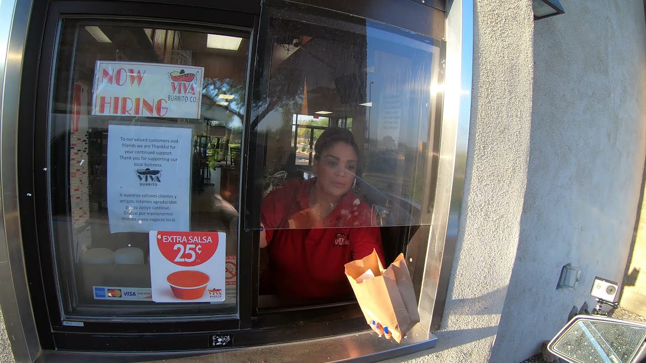 Viva Burrito DriveThru, Bacon & Egg Burrito, 2060 W River Rd, Tucson, Arizona, 24 August 2021