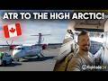 ATR 42 Cockpit Flight with Canadian North!