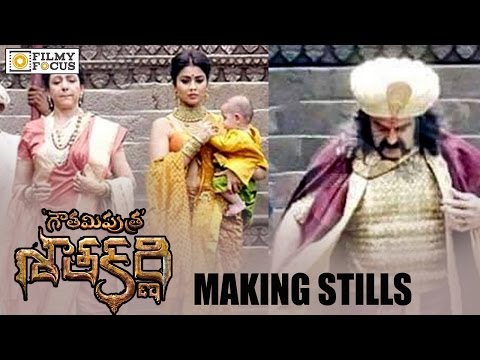 Gautamiputra Satakarni Movie Making Stills || Balakrishna, Shriya || NBK 100 - Filmyfocus.com