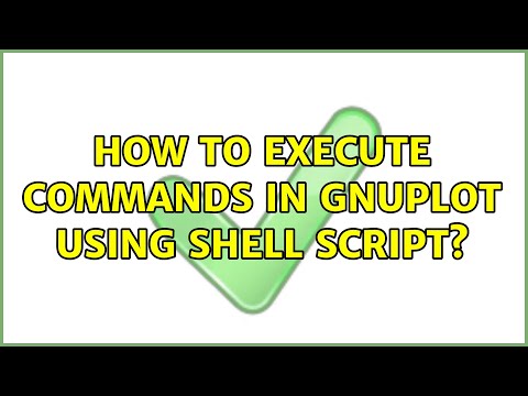 Ubuntu: How to execute commands in gnuplot using shell script? (3 Solutions!!)