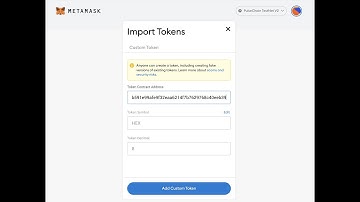 How to add PulseChain TestNet PRC tokens to MetaMask.