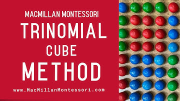 Montessori Trinomial Cube Presentation Method