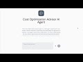 AI Cost Optimization Advisor Agent