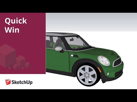 Select by Material in SketchUp - Quick Win (Trimble SketchUp)
