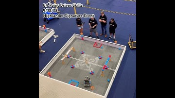 70407R 84 Point Driver Skills- Vex Push Back #vexrobotics