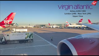 [4K] TRIP REPORT | Virgin Atlantic (Upper Class) | Airbus A350-1000 | London (LHR) - New York (JFK)