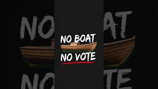 No Boat- No Vote | নৌকা #shorts