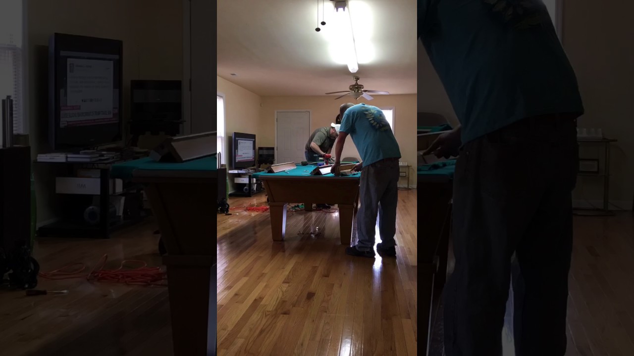 Pool Table Refelt - YouTube