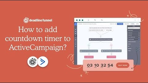How to add countdown timers in ActiveCampaign?