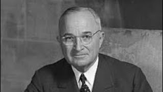 President Harry S. Truman Speech May 12 1947 Cold War Truman Doctrine
