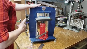 Potter USA Pattern Plates in a Press