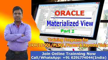 Oracle Materialized Views | Materialized Views in Oracle | Materialized Views Part 2