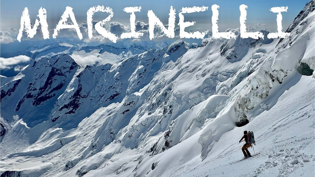 Катание на лыжах по самому большому альпийскому склону Европы // Монте-Роза Маринелли