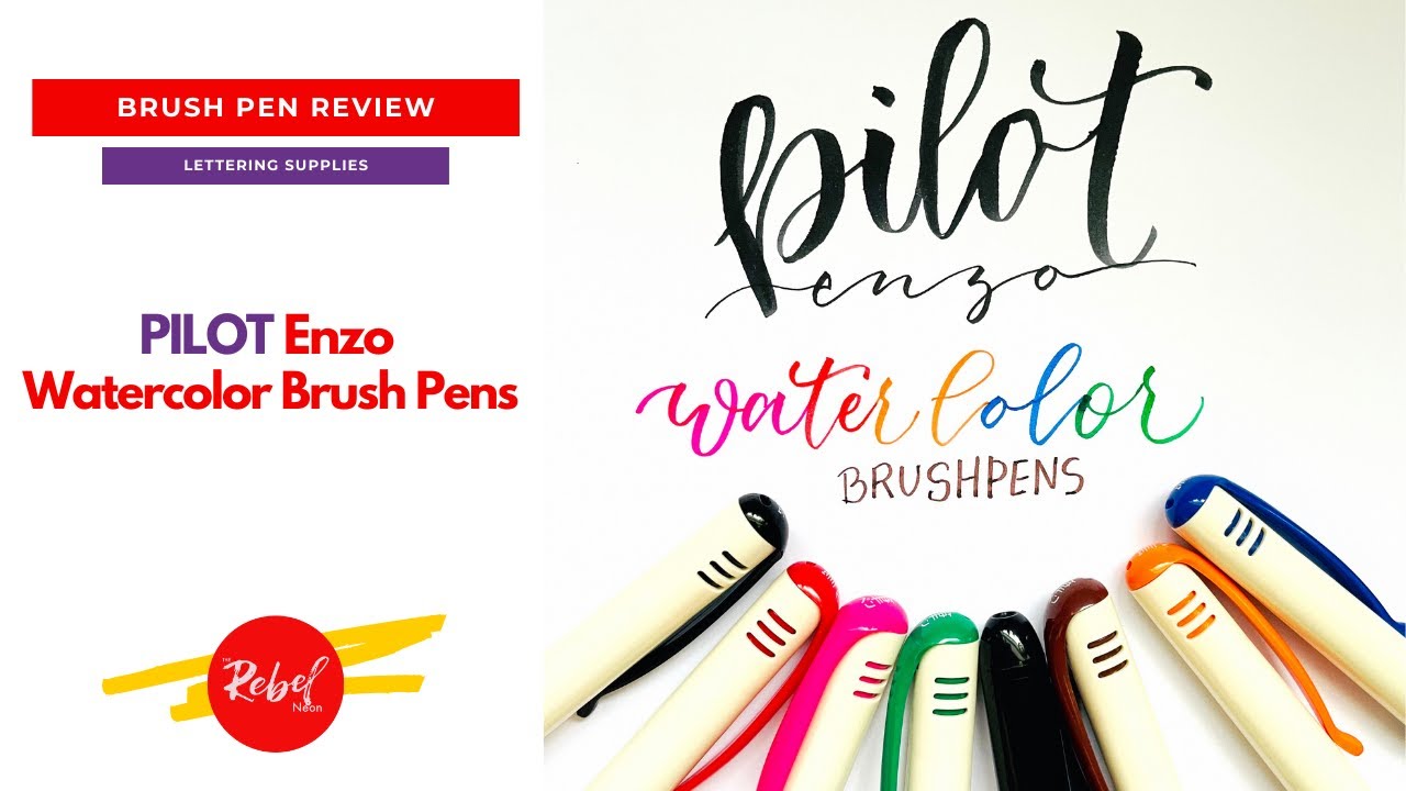 Pilot Enzo Watercolor Pens | review | Aesthetic