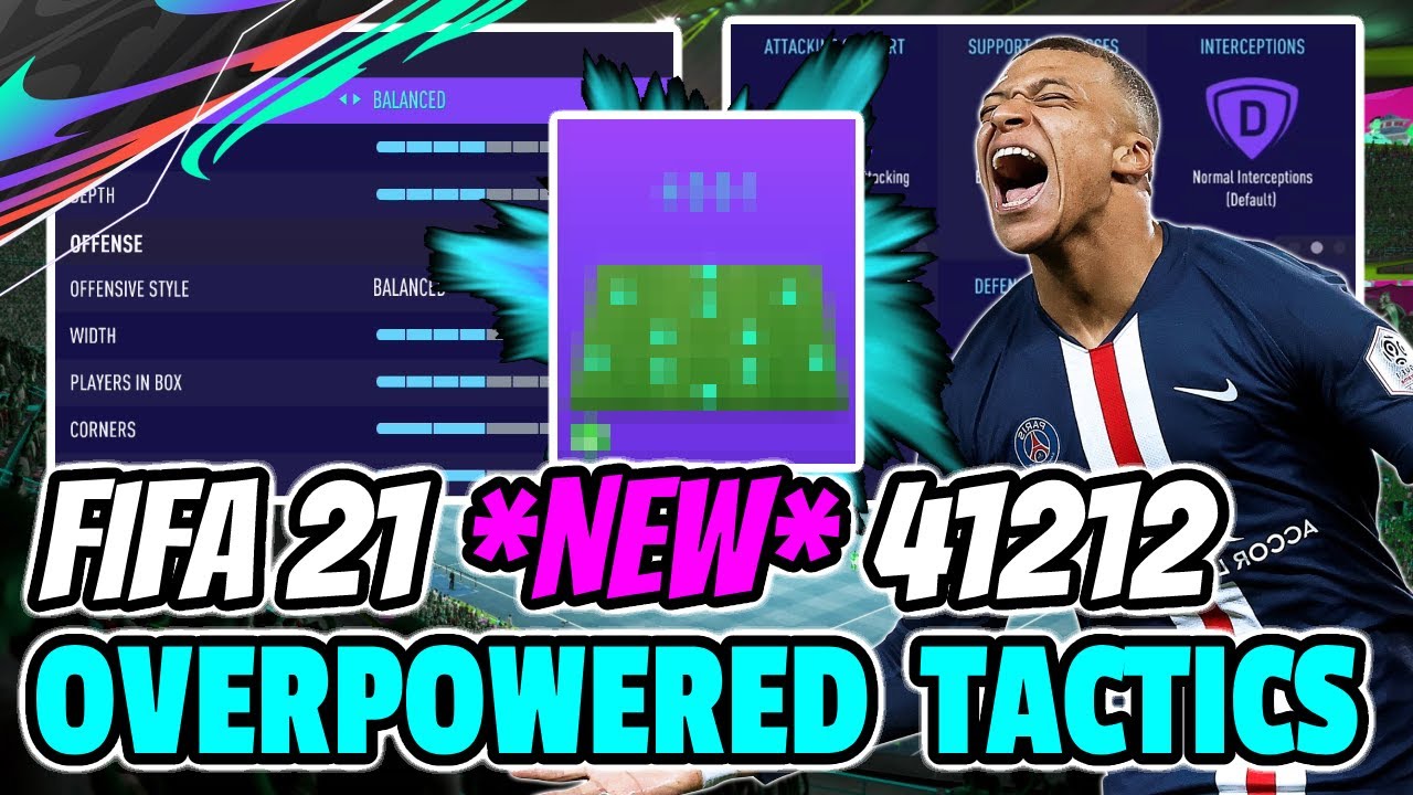 FIFA 21 *UNBEATABLE* 41212 CUSTOM TACTICS/INSTRUCTIONS POST PATCH - WIN MORE GAMES IN FUT 21!