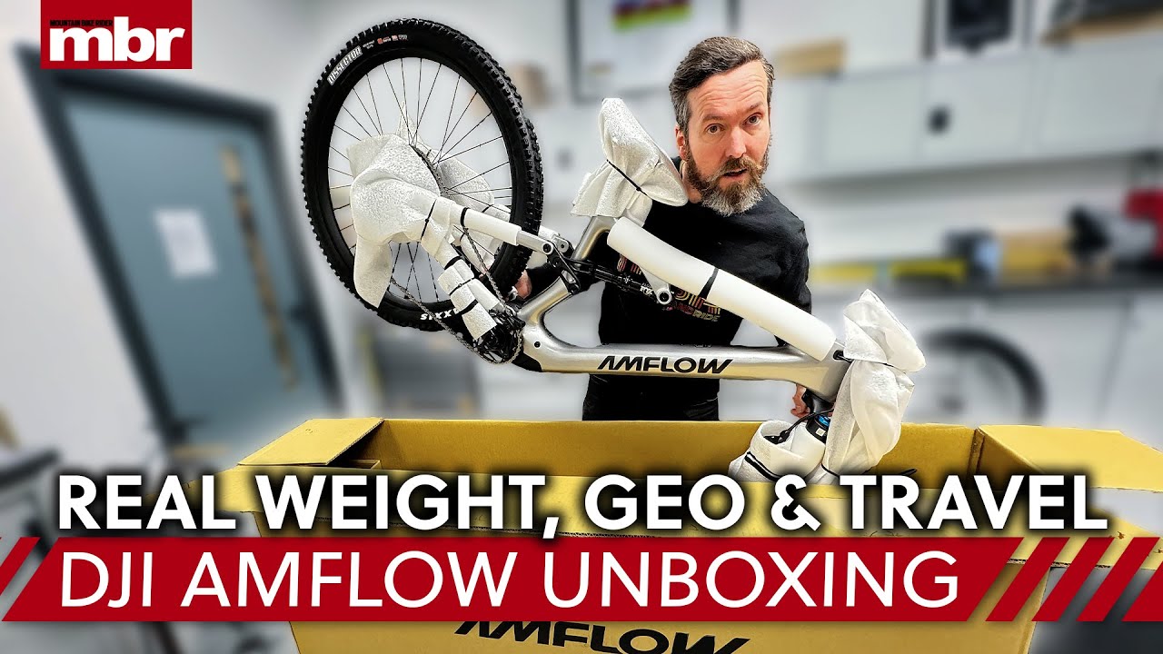Электровелосипед Amflow PL от DJI, распакованный, взвешенный и измеренный…