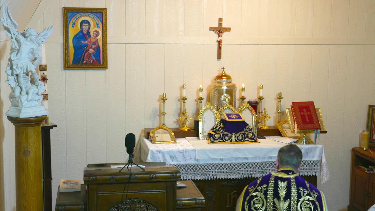 Fr. Altman Celebrating Holy Mass:  3-4-26