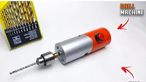 Amazing Mini Drill Tools made with recyclable materials|| Dc motor drill