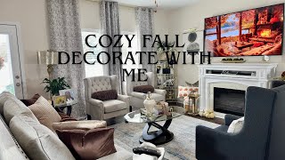Cozy Fall Decorate With Me 2025 | Warm Neutral Fall Decor Ideas