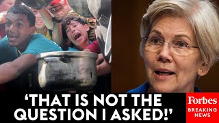 'Half A Million People Are Starving': Elizabeth Warren Grills DoD Nom About Coordinating Gaza Aid