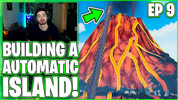 Craftopia: Building an Automatic island! P2: Death Volcano | EP 9 | Caztecx