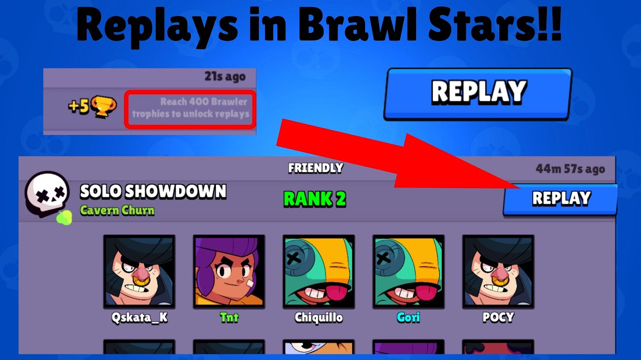 Replays Are In Brawl Stars Brawl Stars Youtube - brawl star where find replay