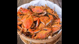 How to eat blue crabs Quick n Easy.