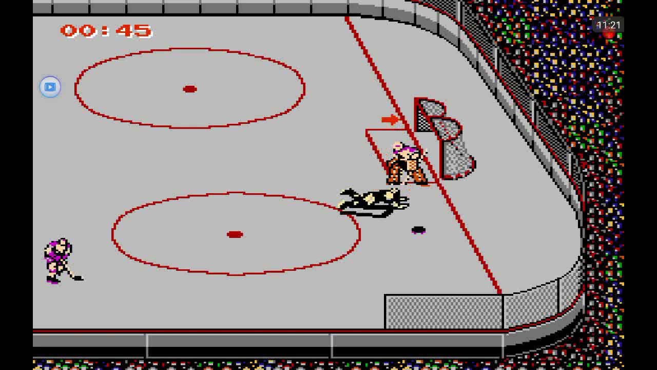 Nes. Blades of steel. Hack and original games. Middle skill. YouTube