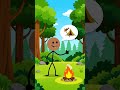 These Stick Man Survival Hacks are Genius #bushcraft #tips #shorts