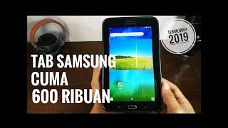 Tablet murah dari samsung yang memiliki baterai yang mumpuni dan tampilan layar yang bagus, kelebiha. 