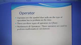 operators in QBasic
