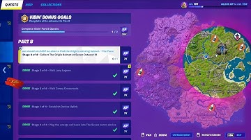 Collect The Origin Helmet at Seven Outpost III - Fortnite